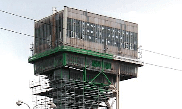 Obnova nátěru těžní věže "Jeremenko"